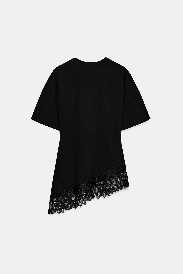 Heavy Cotton Lace T-Shirt