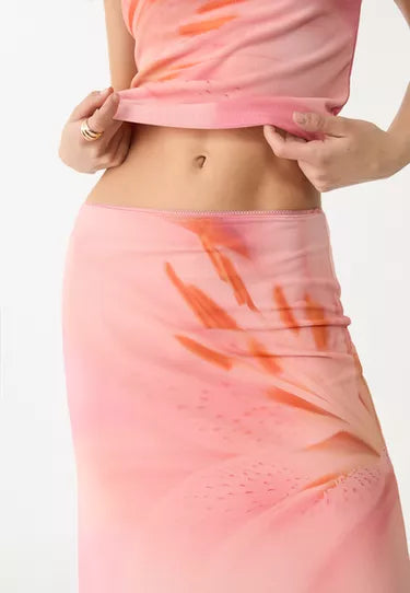 Sunset Bloom Tulle Set