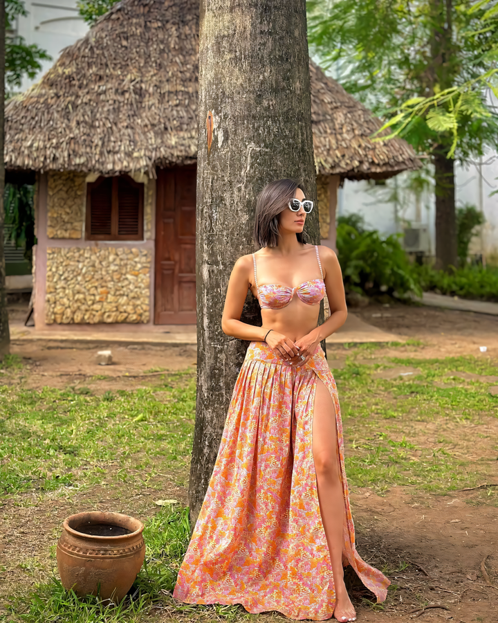 Peach Aura Skirt