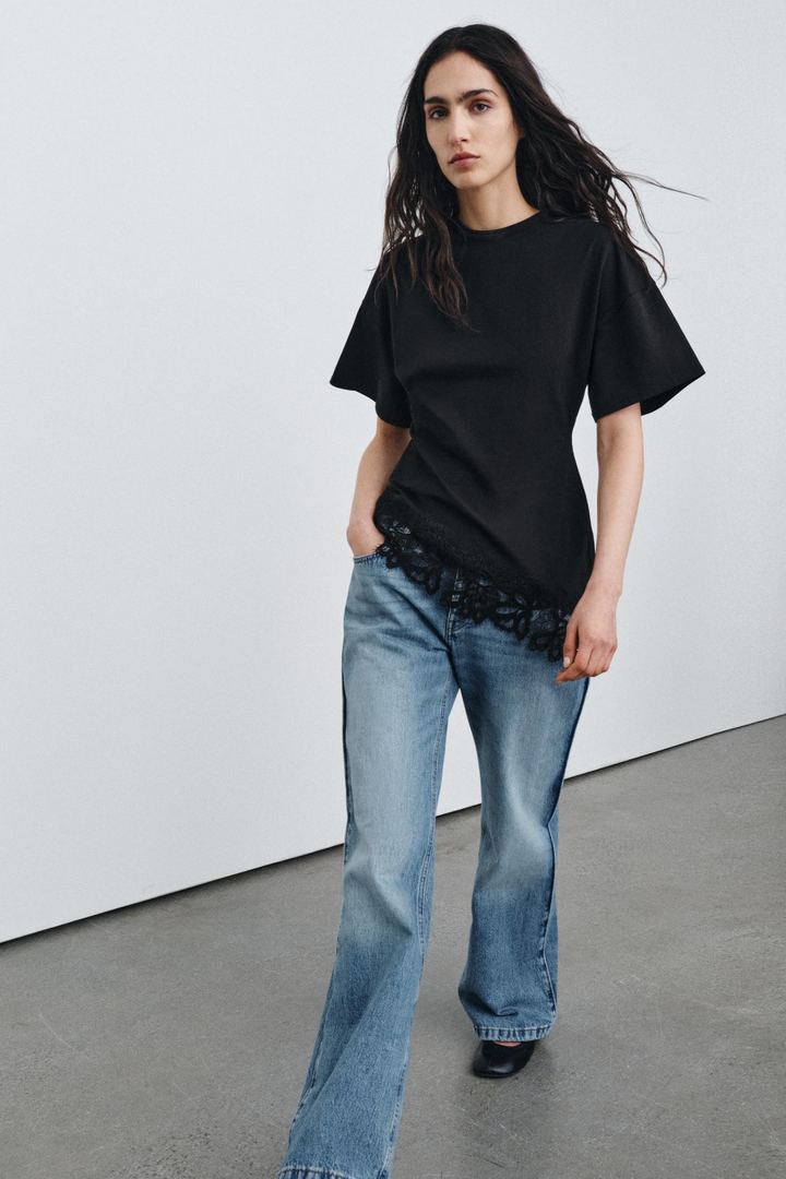 Heavy Cotton Lace T-Shirt