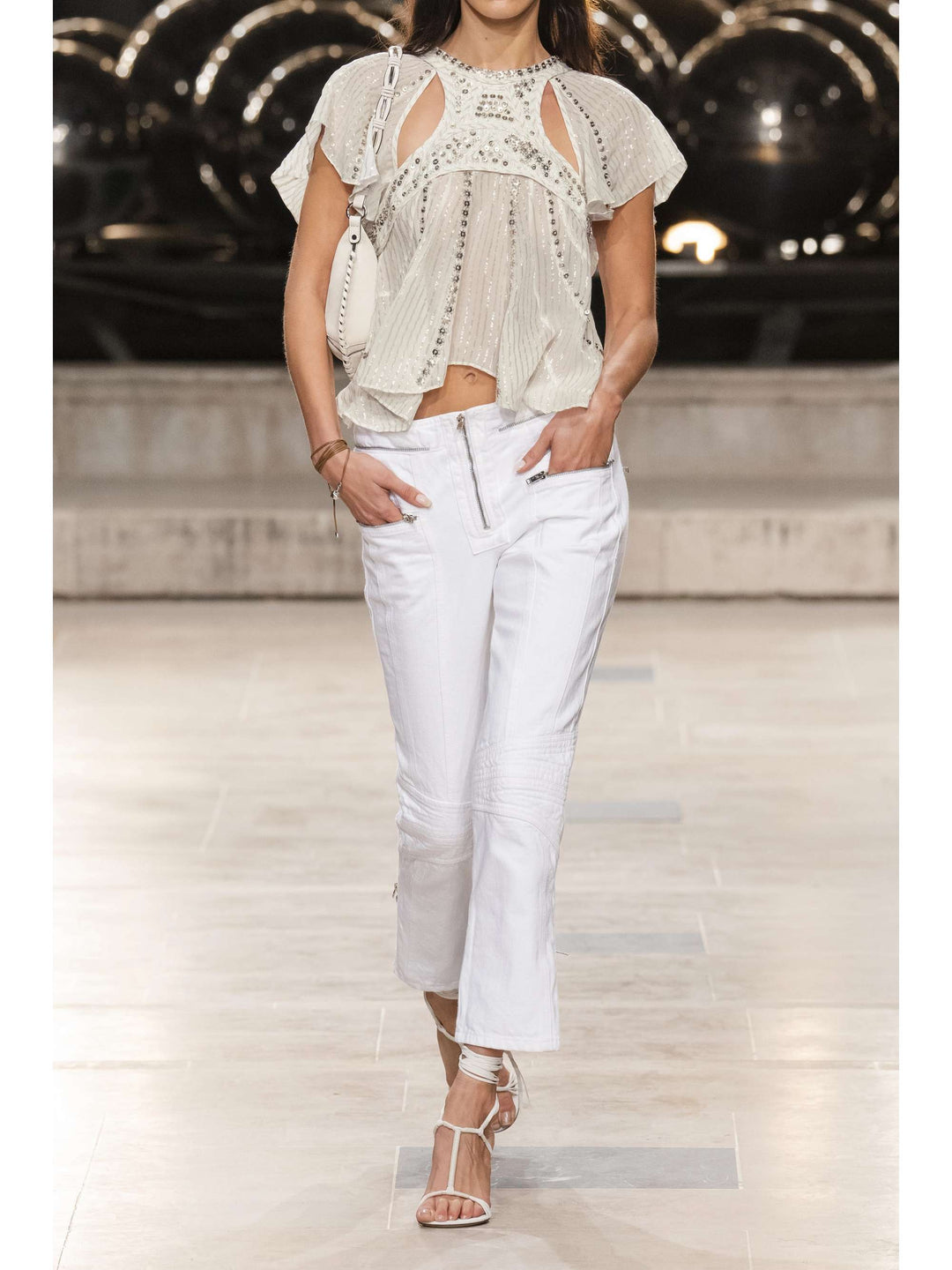 Nora lurex blouse